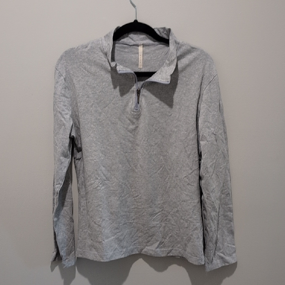 CJ Golf Gray Quarter-Zip Pullover